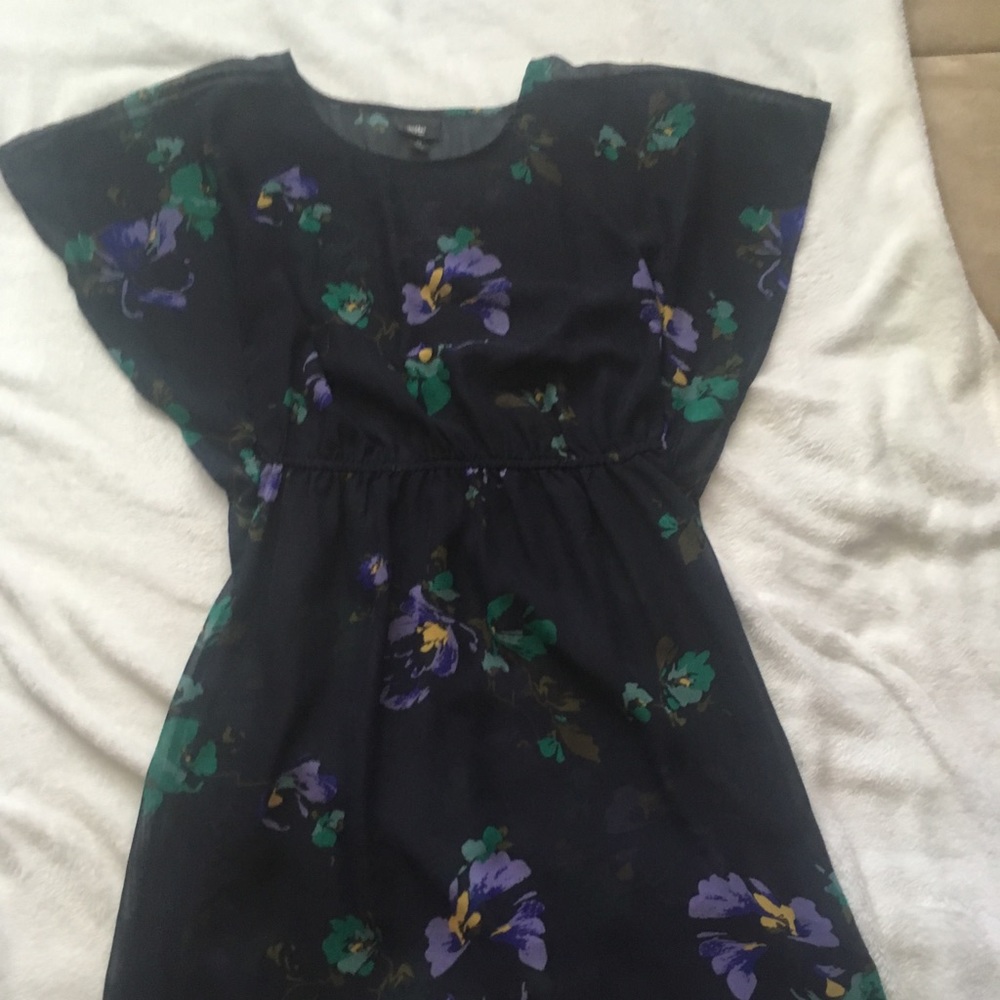 Sheer floral cover up